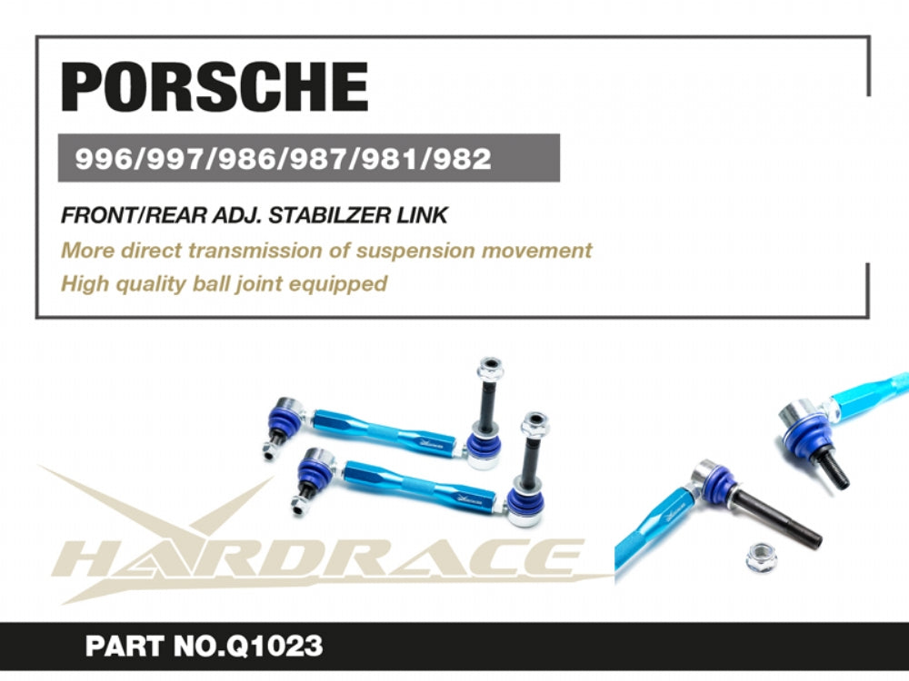Barra estabilizadora trasera ajustable Hardrace - Porsche Boxster/Cayman 981/718 