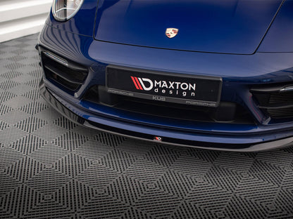 Maxton Design Street Plus Front Splitter V2 - Porsche 911 Carrera S Aero/GTS 992.1