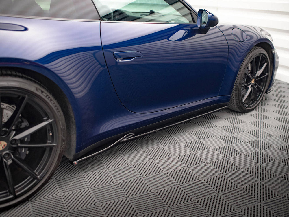 Diffuseurs de bas de caisse Maxton Design Street Plus V1 - Porsche 911 Carrera S Aero/GTS 992.1