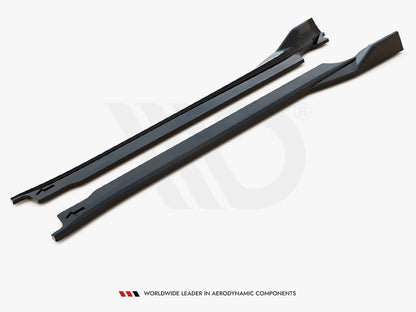 Maxton Design Street Plus Side Skirt Diffusers V2 - Porsche 911 Carrera S Aero/GTS 992.1