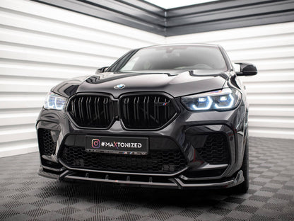 Maxton Design Street Plus Front Splitter V2 - BMW X6M F96