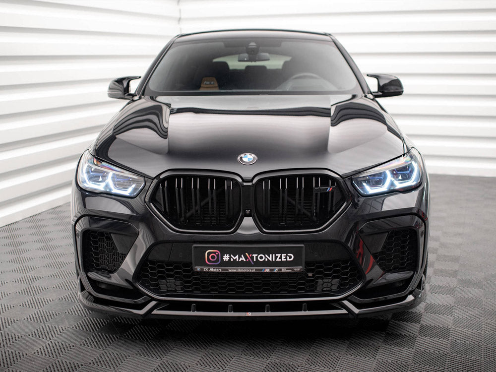 Maxton Design Street Plus Front Splitter V2 - BMW X6M F96