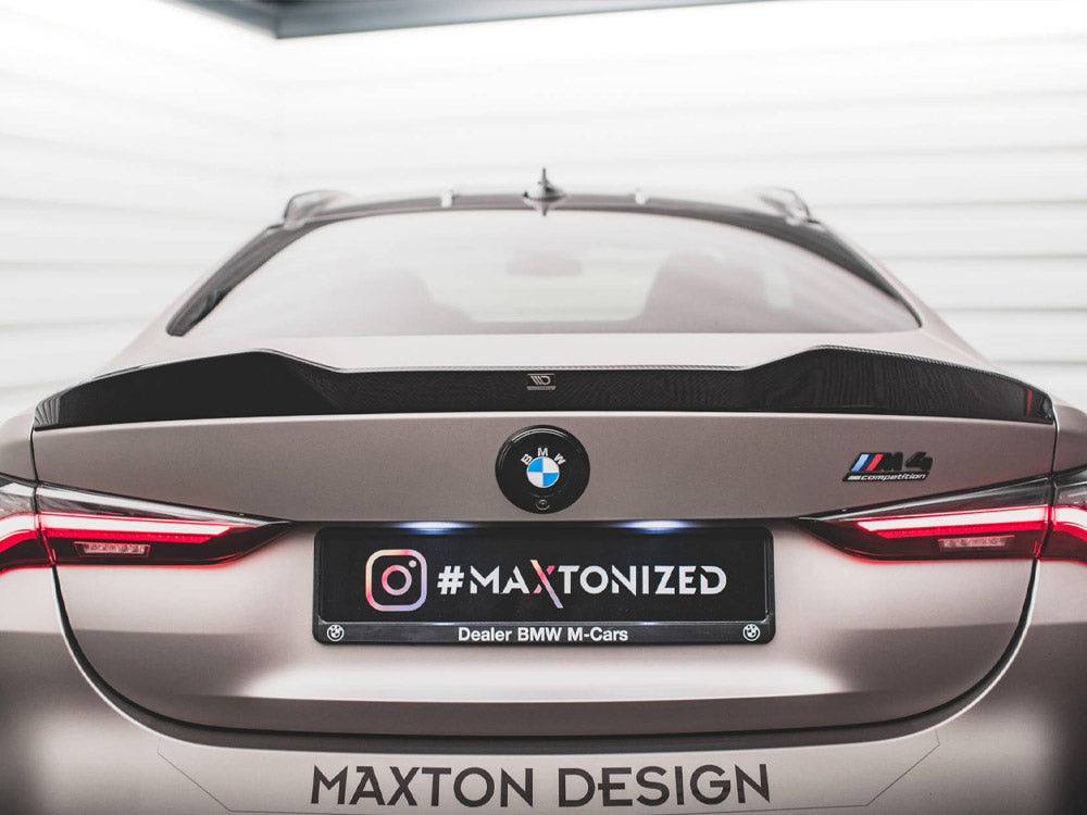 Maxton Design Carbon Fibre Spoiler Cap - BMW M4 G82