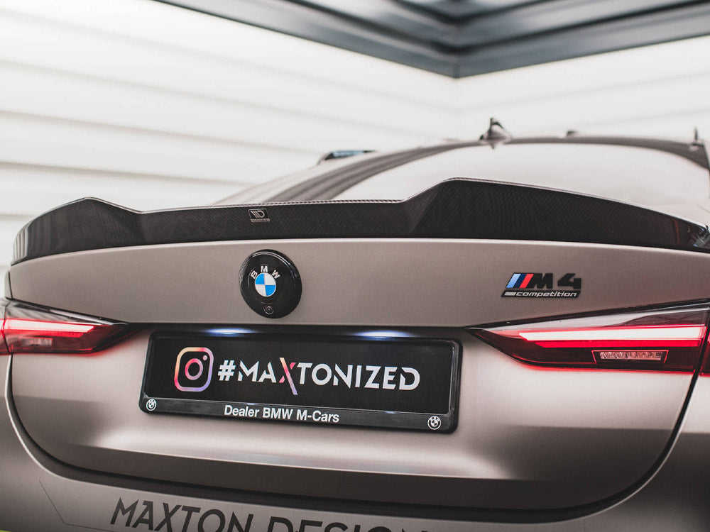 Maxton Design Carbon Fibre Spoiler Cap - BMW M4 G82