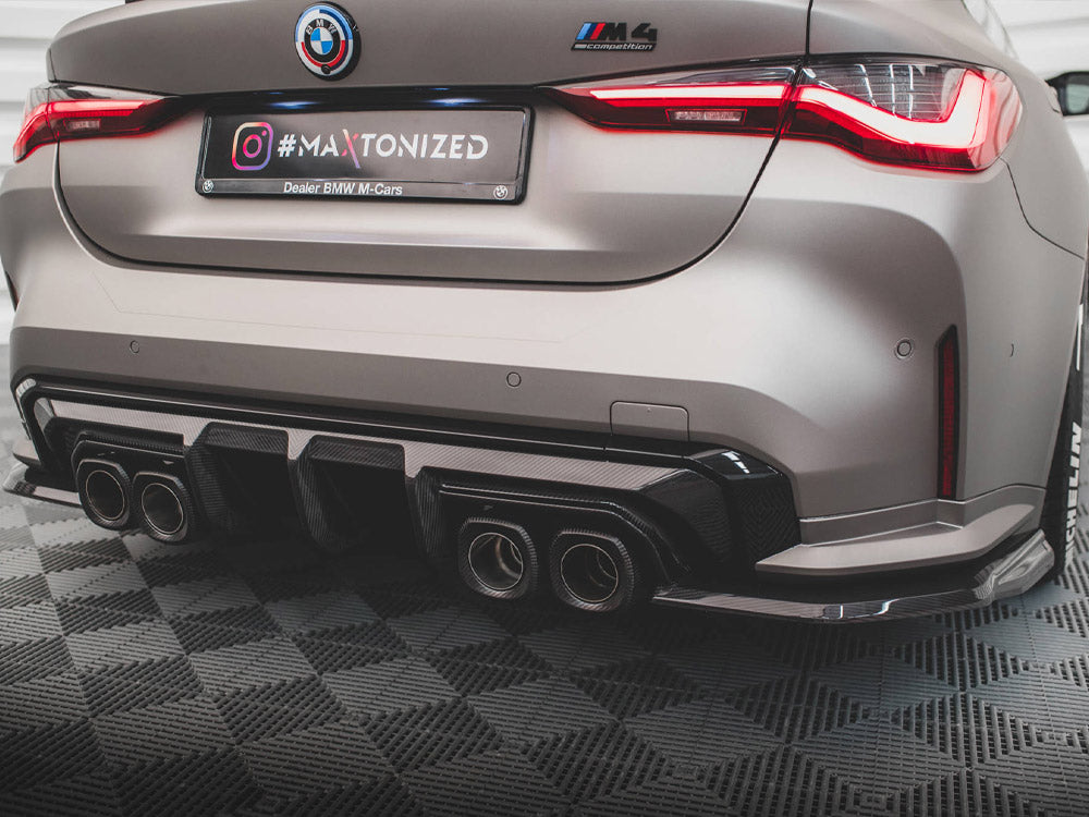 Maxton Design Carbon Fibre Rear Side Splitters - BMW M4 G82/G83