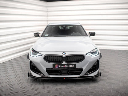 Maxton Design Street Pro Front Splitter + Flaps - BMW M240i G42