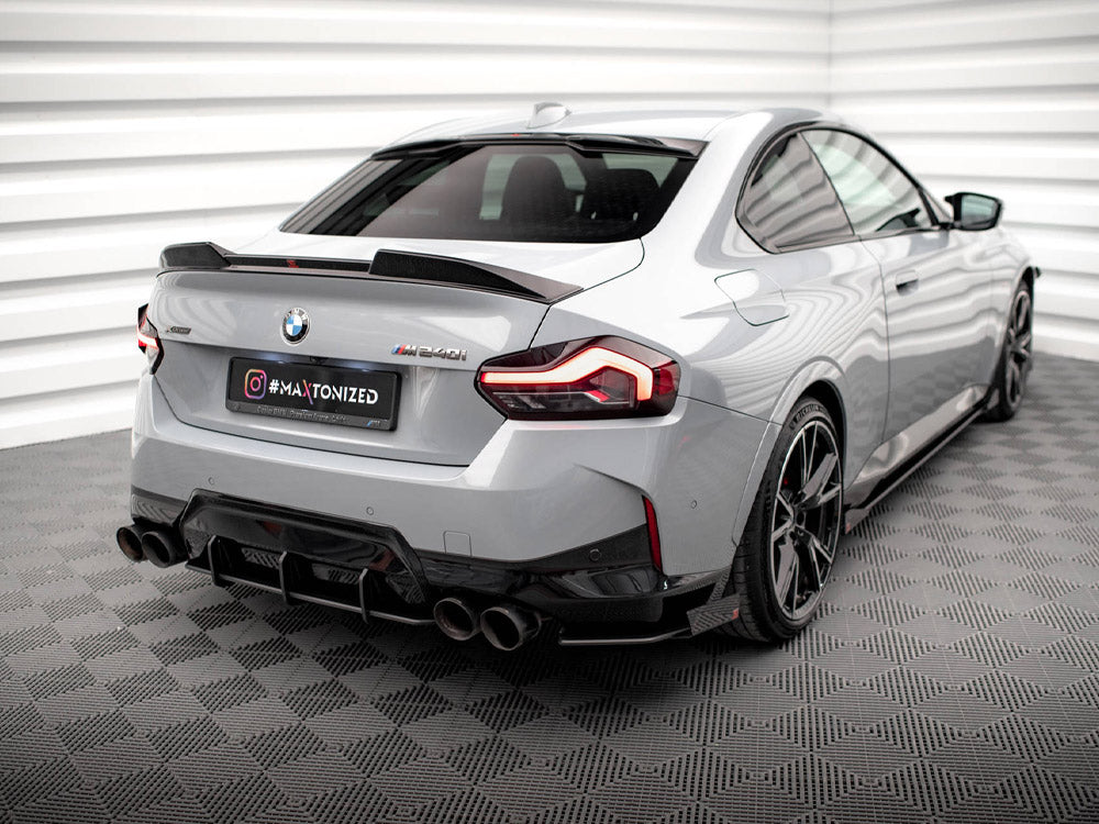 Maxton Design Street Pro Rear Side Splitters + Flaps - BMW M240i G42