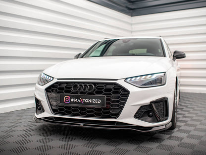 Maxton Design Street Plus Front Splitter V2 - Audi S4 B9 Facelift