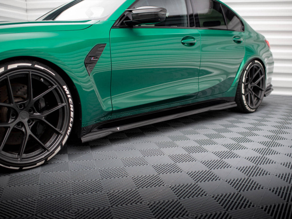 Faldones laterales de fibra de carbono Maxton Design - BMW M3 G80/G81