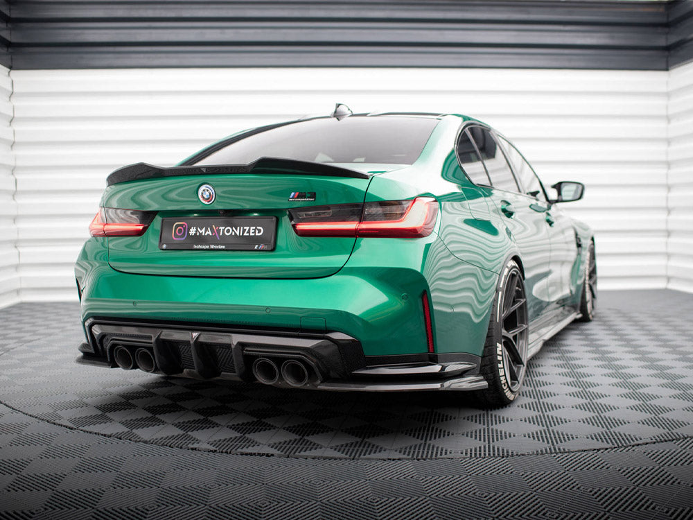 Maxton Design Carbon Fibre Spoiler Cap - BMW M3 G80