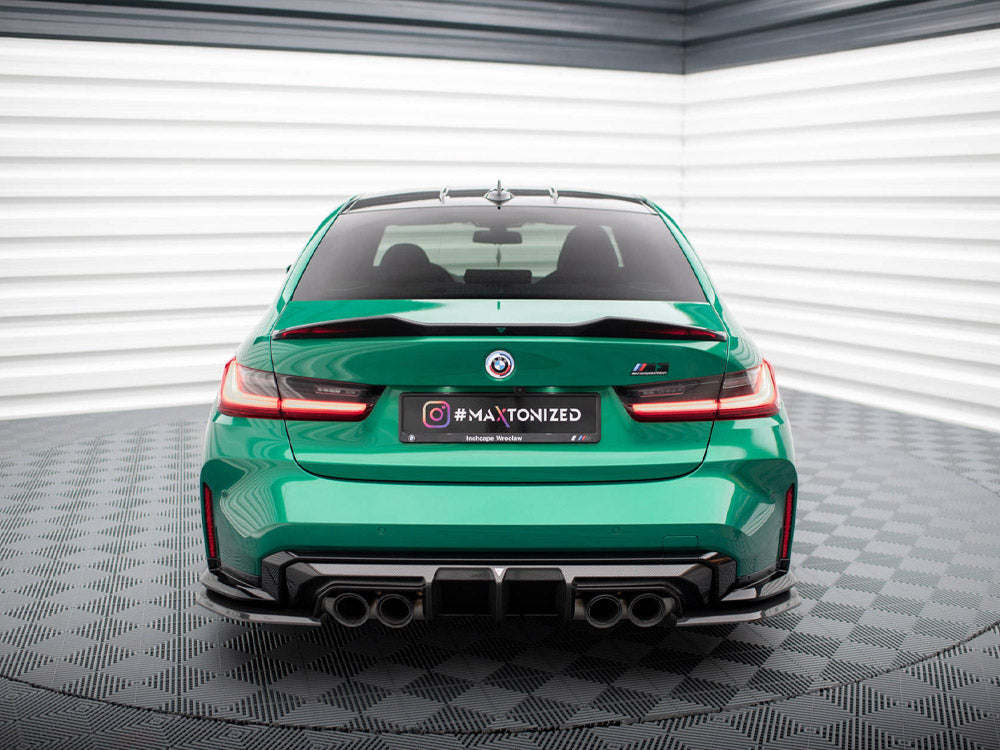 Maxton Design Carbon Fibre Spoiler Cap - BMW M3 G80