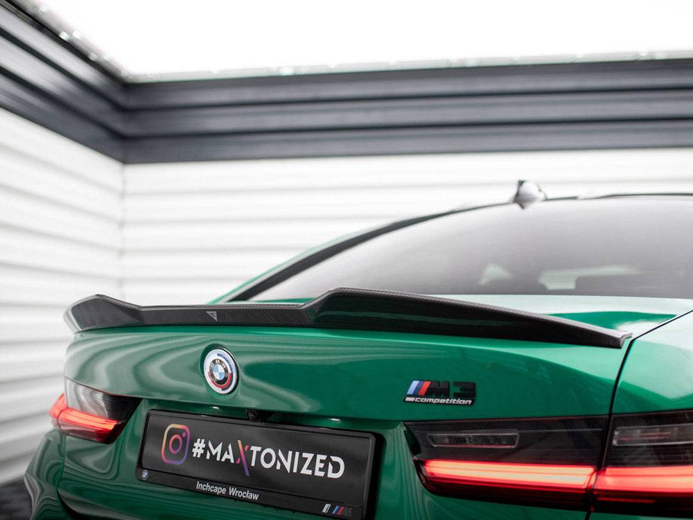 Maxton Design Carbon Fibre Spoiler Cap - BMW M3 G80