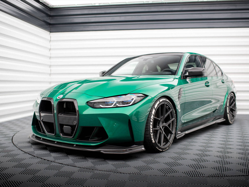 Divisor delantero de fibra de carbono Maxton Design V2 - BMW M3 G80/G81