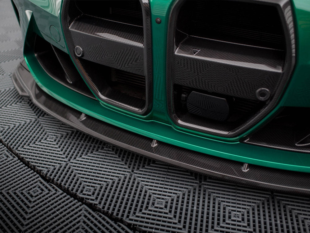 Divisor delantero de fibra de carbono Maxton Design V2 - BMW M3 G80/G81