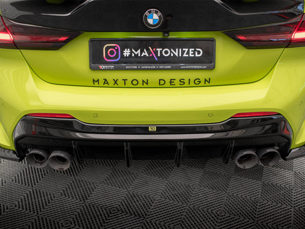 Maxton Design Street Plus Rear Valance V3 (Quad Exhaust) - BMW 128ti/M135i F40