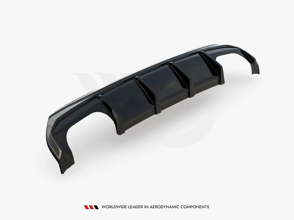 Maxton Design Street Plus Rear Valance V3 (Quad Exhaust) - BMW 128ti/M135i F40