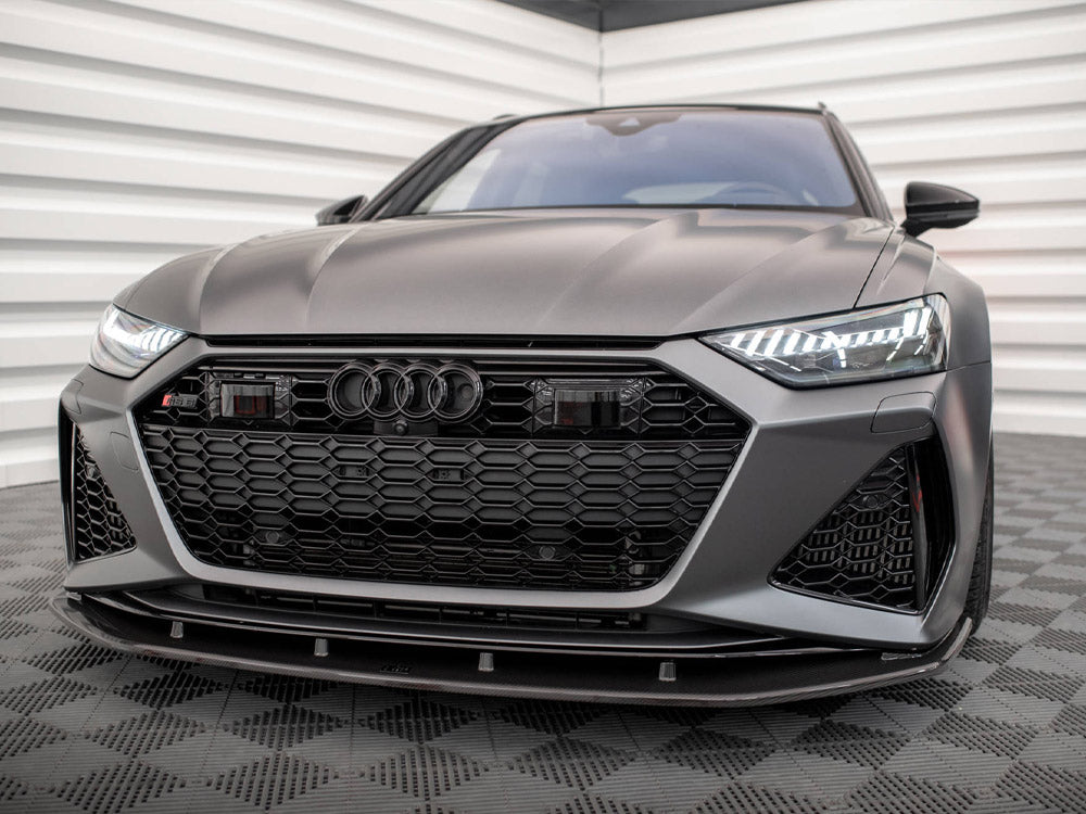 Maxton Design Carbon Fibre Front Splitter - Audi RS6/RS7 C8