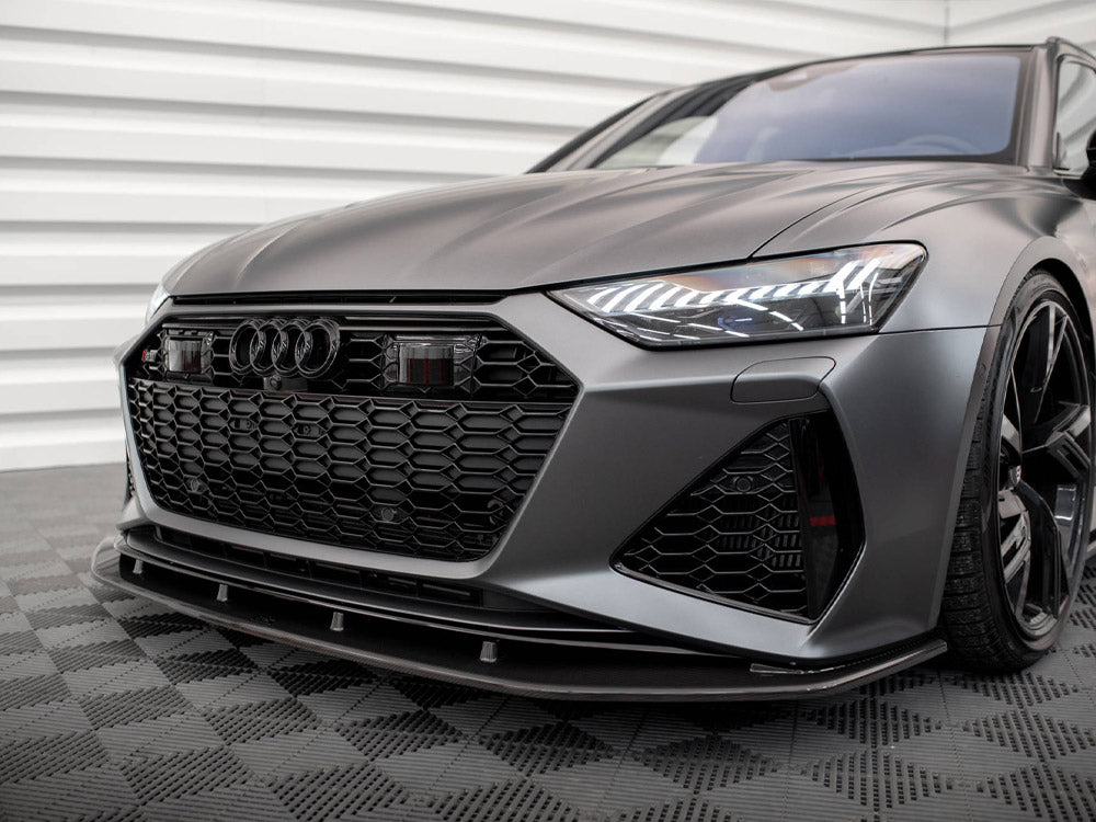 Maxton Design Carbon Fibre Front Splitter - Audi RS6/RS7 C8