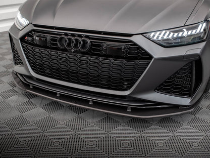 Maxton Design Carbon Fibre Front Splitter - Audi RS6/RS7 C8