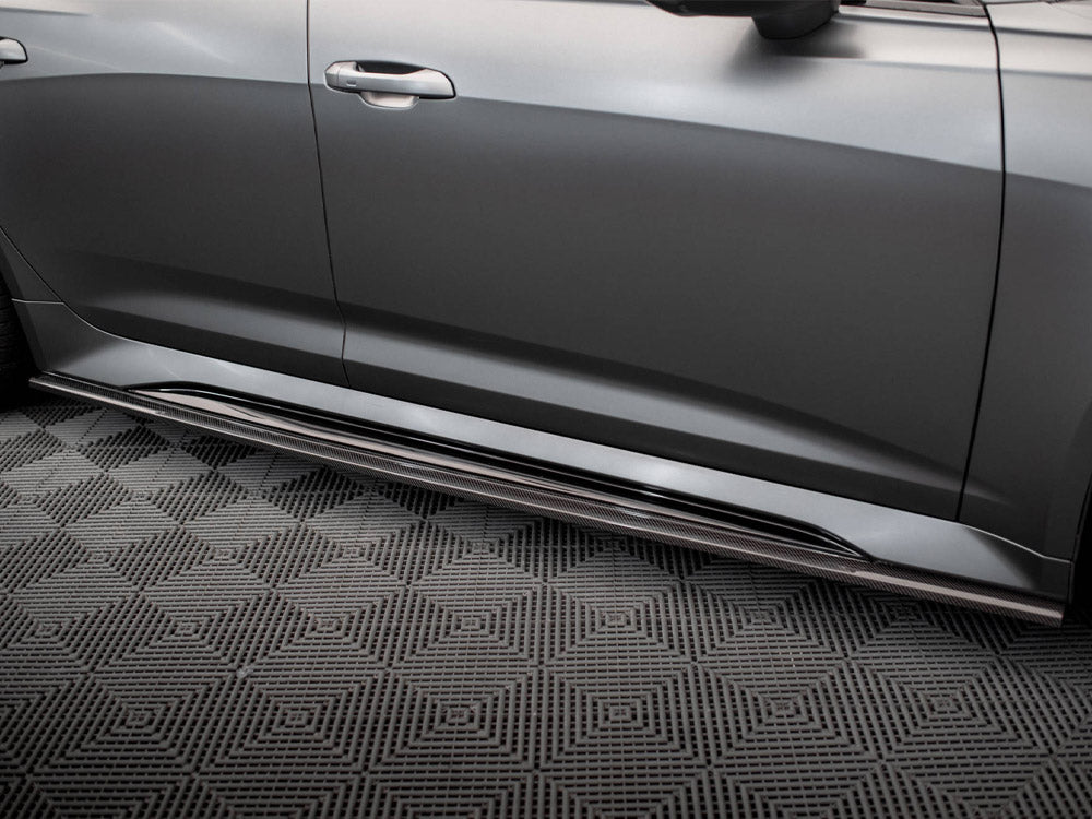 Maxton Design Carbon Fibre Side Skirts - Audi RS6/RS7 C8