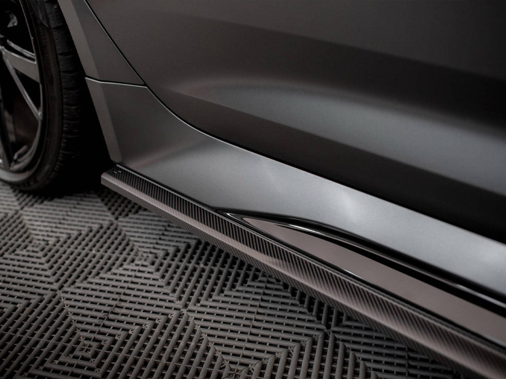 Maxton Design Carbon Fibre Side Skirts - Audi RS6/RS7 C8