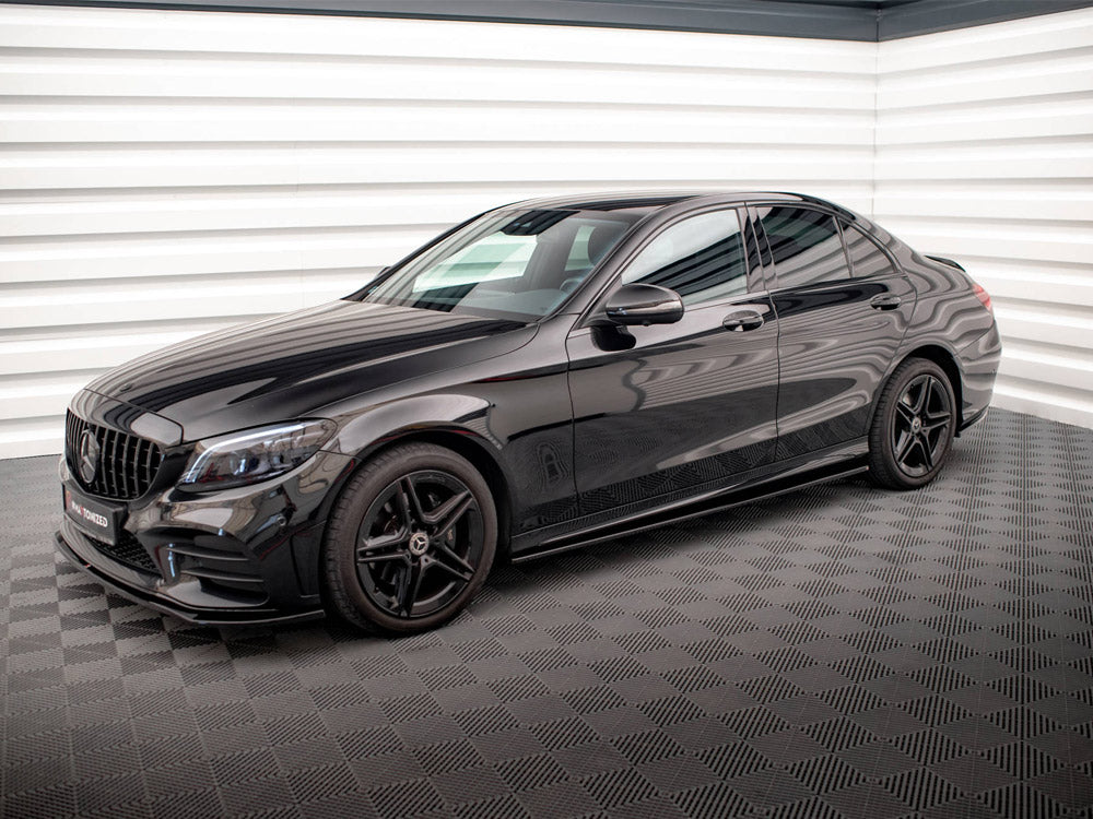 Maxton Design Street Plus Side Skirt Diffusers - Mercedes C43 AMG W205/S205 Facelift