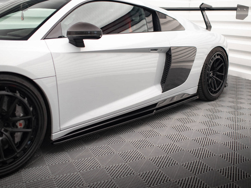 Maxton Design Street Plus Side Skirt Diffusers V2 - Audi R8 Gen 2 Facelift