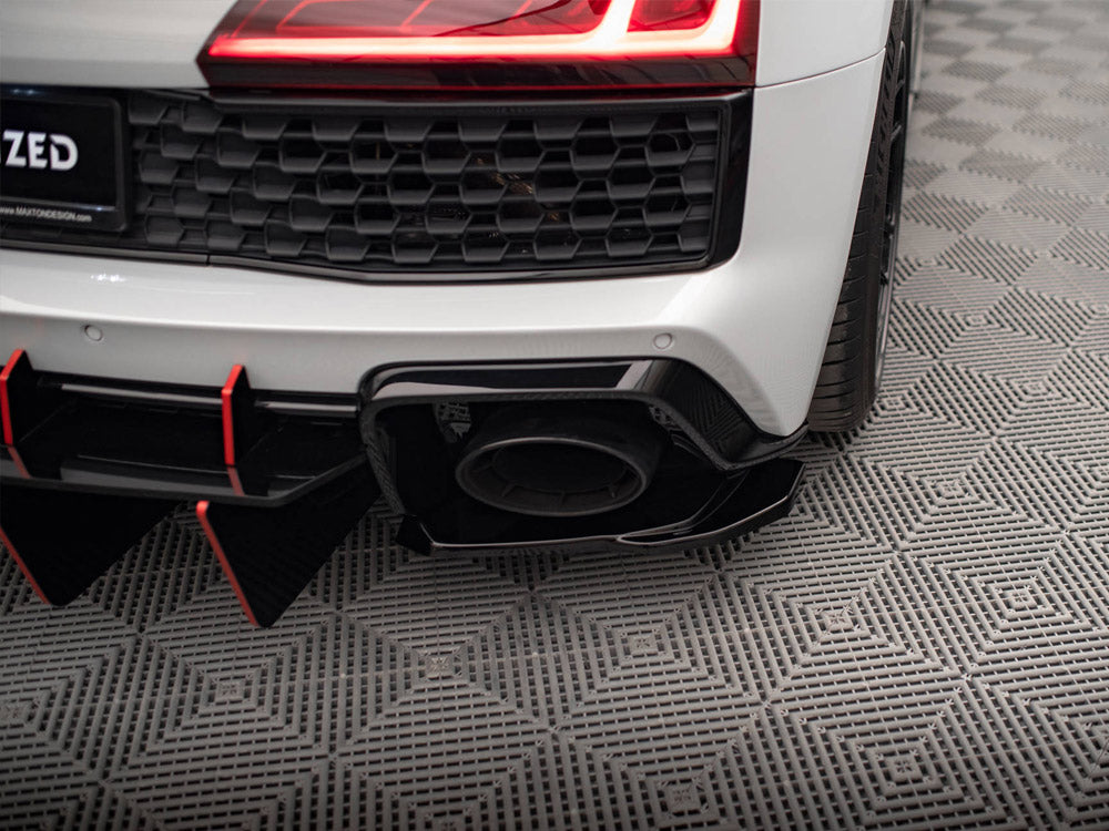 Maxton Design Street Plus Rear Side Splitters - Audi R8 Gen 2 Facelift