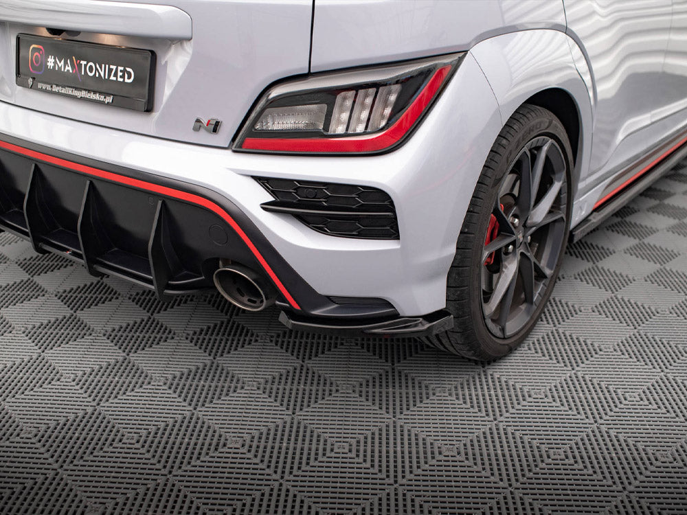 Maxton Design Street Plus Rear Side Splitters V1 - Hyundai Kona N