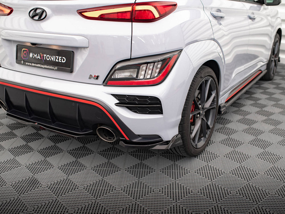 Maxton Design Street Plus Rear Side Splitters V2 - Hyundai Kona N