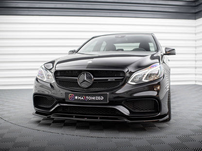 Maxton Design Street Plus Front Splitter - Mercedes E63 AMG W212 Facelift