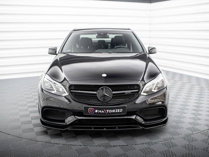 Maxton Design Street Plus Front Splitter - Mercedes E63 AMG W212 Facelift