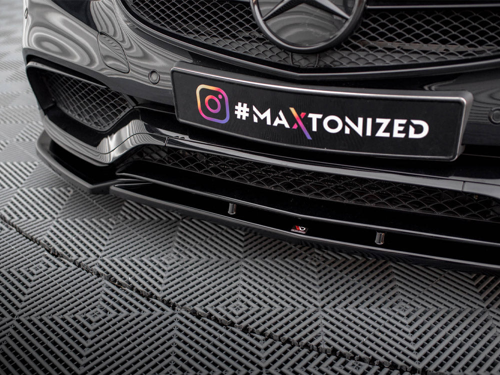 Maxton Design Street Plus Front Splitter - Mercedes E63 AMG W212 Facelift