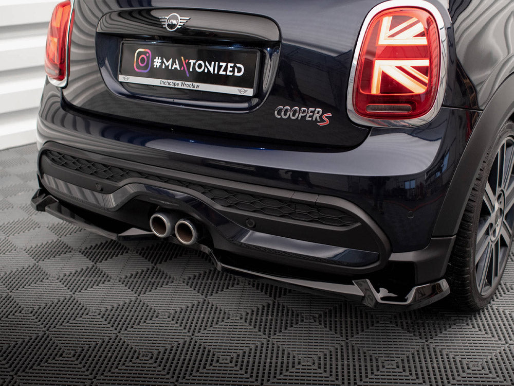 Maxton Design Street Plus Central Rear Splitter - MINI Cooper S F56 LCI 2