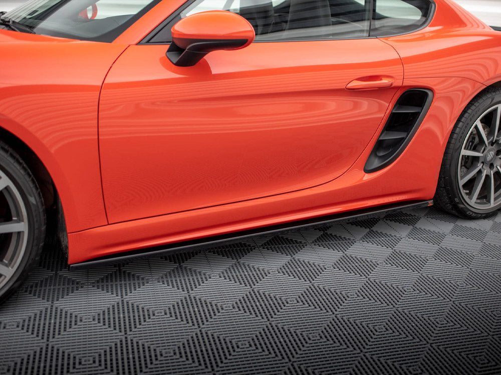 Maxton Design Street Plus Side Skirt Diffusers - Porsche Boxster/Cayman S 718