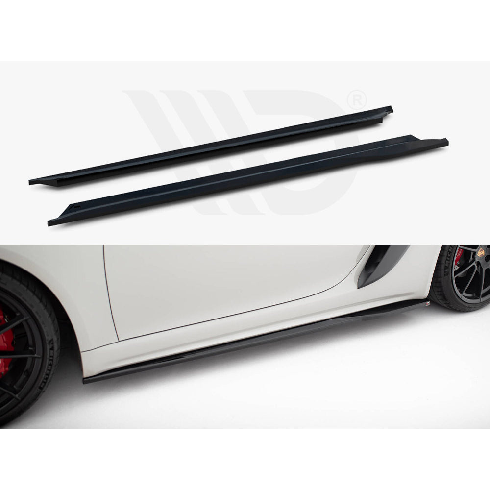 Maxton Design Street Plus Side Skirt Diffusers V1 - Porsche Boxster/Cayman GTS 718