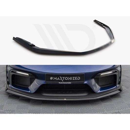 Maxton Design Street Plus Front Splitter - Porsche Cayman GT4RS 718