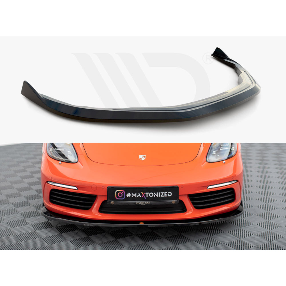 Maxton Design Street Plus Front Splitter V2 - Porsche Boxster/Cayman S 718