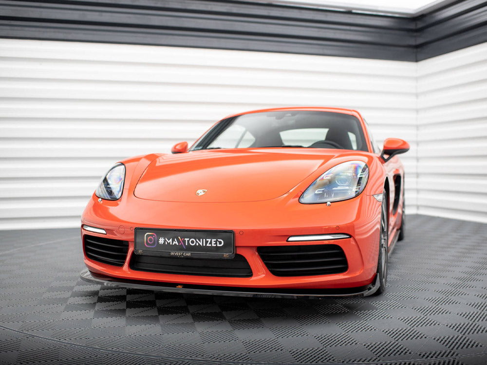 Divisor delantero Maxton Design Street Plus V2 - Porsche Boxster/Cayman S 718