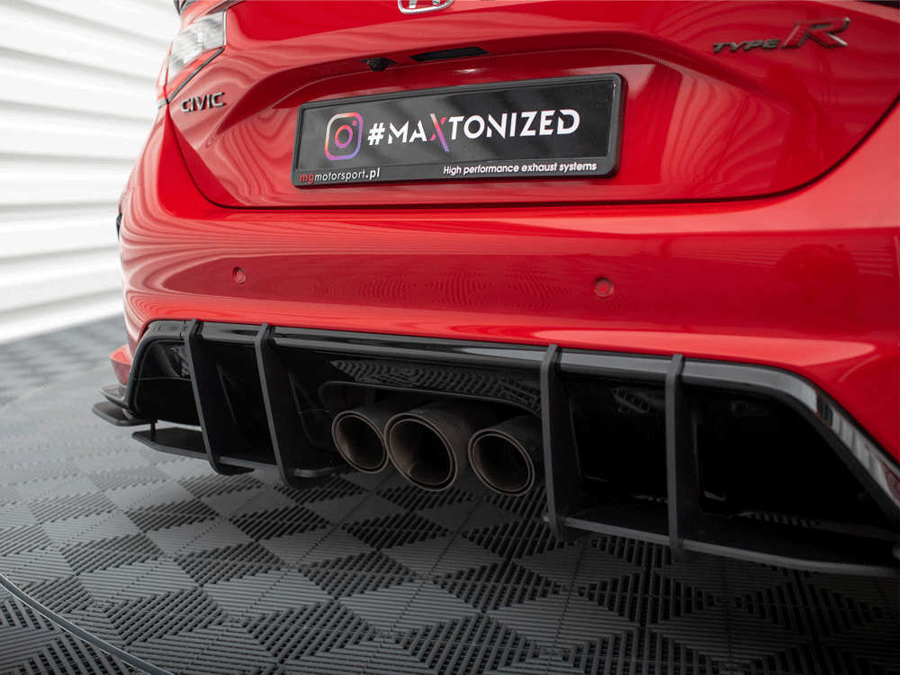 Maxton Design Street Pro Rear Diffuser + Flaps - Honda Civic Type R FL5