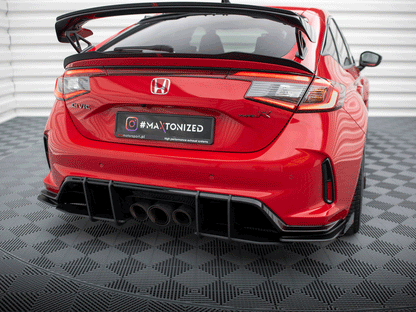 Maxton Design Street Pro Rear Diffuser + Flaps - Honda Civic Type R FL5