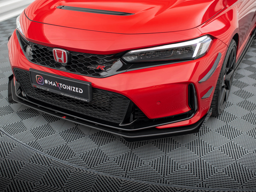 Maxton Design Street Pro Front Splitter + Flaps - Honda Civic Type R FL5