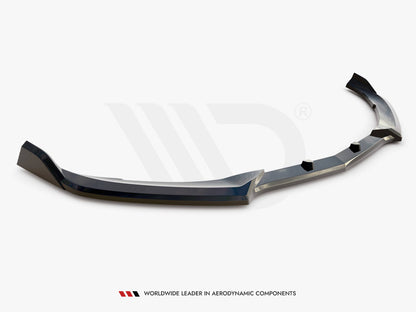 Maxton Design Street Plus Front Splitter V2 - Mercedes C63 AMG W205/S205 Facelift