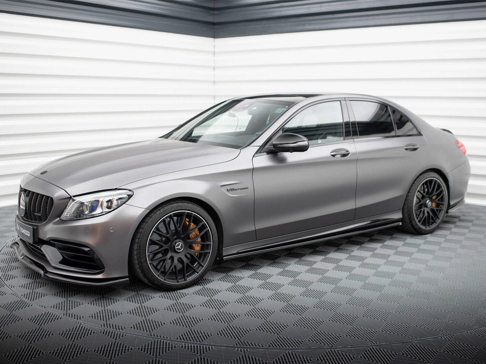 Maxton Design Street Plus Side Skirt Diffusers - Mercedes C63 AMG W205/S205 Facelift