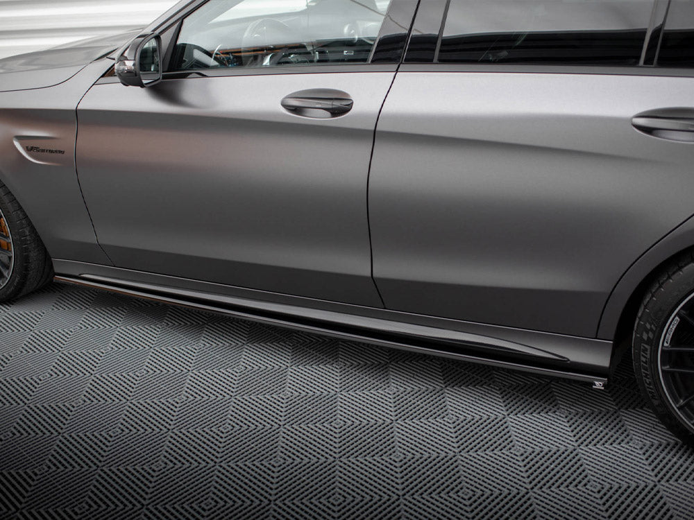 Maxton Design Street Plus Side Skirt Diffusers - Mercedes C63 AMG W205/S205 Facelift
