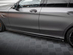 Maxton Design Street Plus Side Skirt Diffusers - Mercedes C63 AMG W205/S205 Facelift