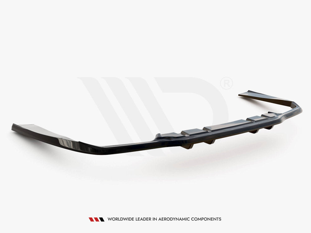 Maxton Design Street Plus Central Rear Splitter - Mercedes C63 AMG W205/S205 Facelift