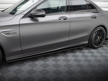 Maxton Design Street Pro Side Skirt Diffusers - Mercedes C63 AMG W205/S205 Facelift