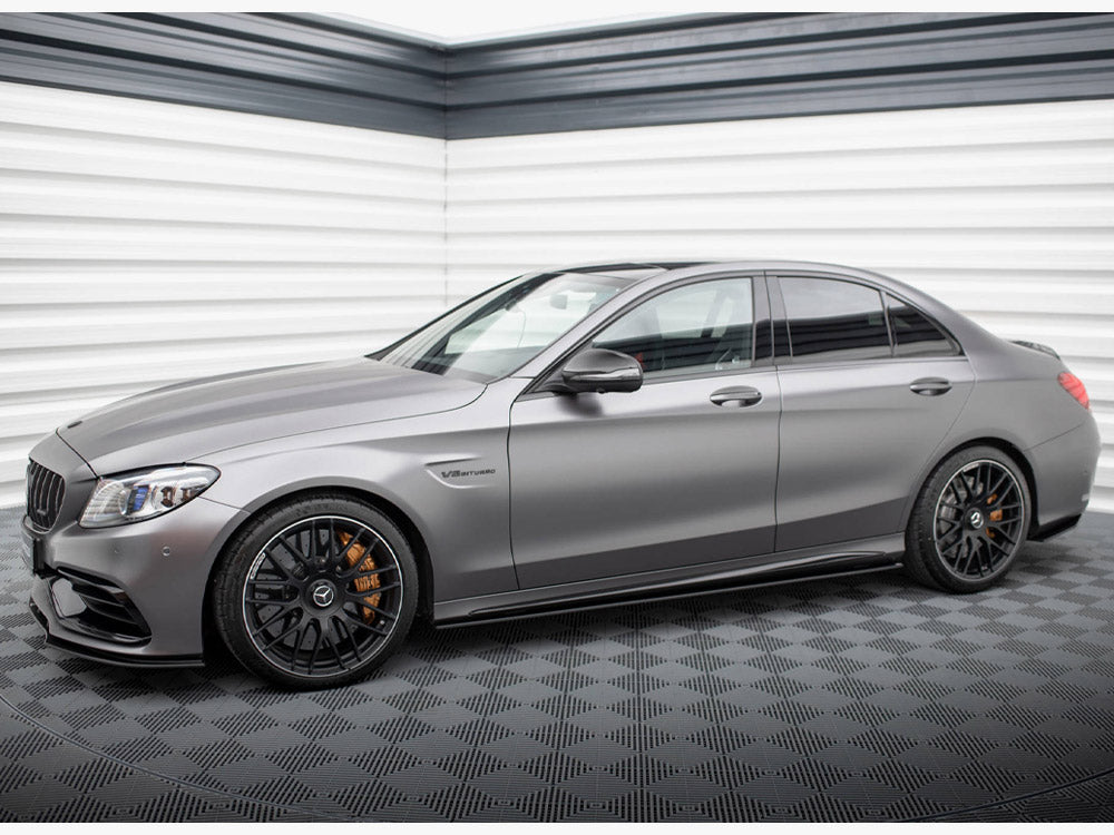 Difusores de faldones laterales Maxton Design Street Pro - Mercedes C63 AMG W205/S205 Facelift