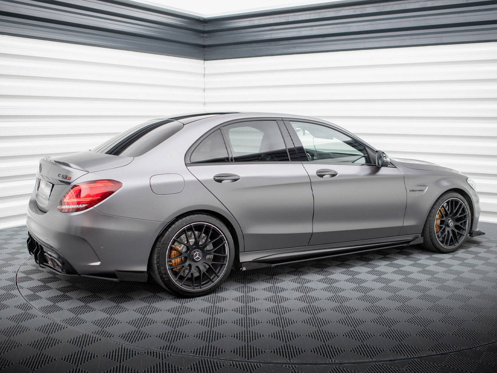 Difusores y aletas laterales Maxton Design Street Pro - Mercedes C63 AMG W205/S205 Facelift